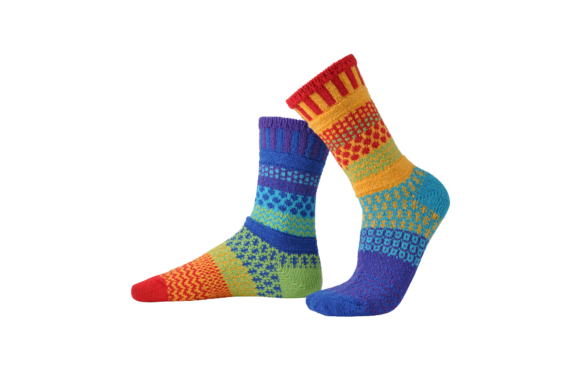 Rainbow Crew Socks